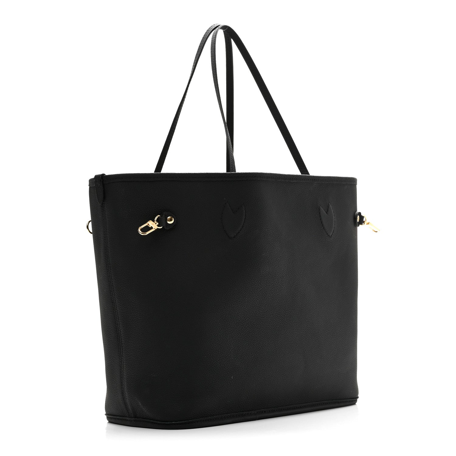 Louis Vuitton Monogram Calfskin Neo Neverfull Inside Out MM Black 6 of 16