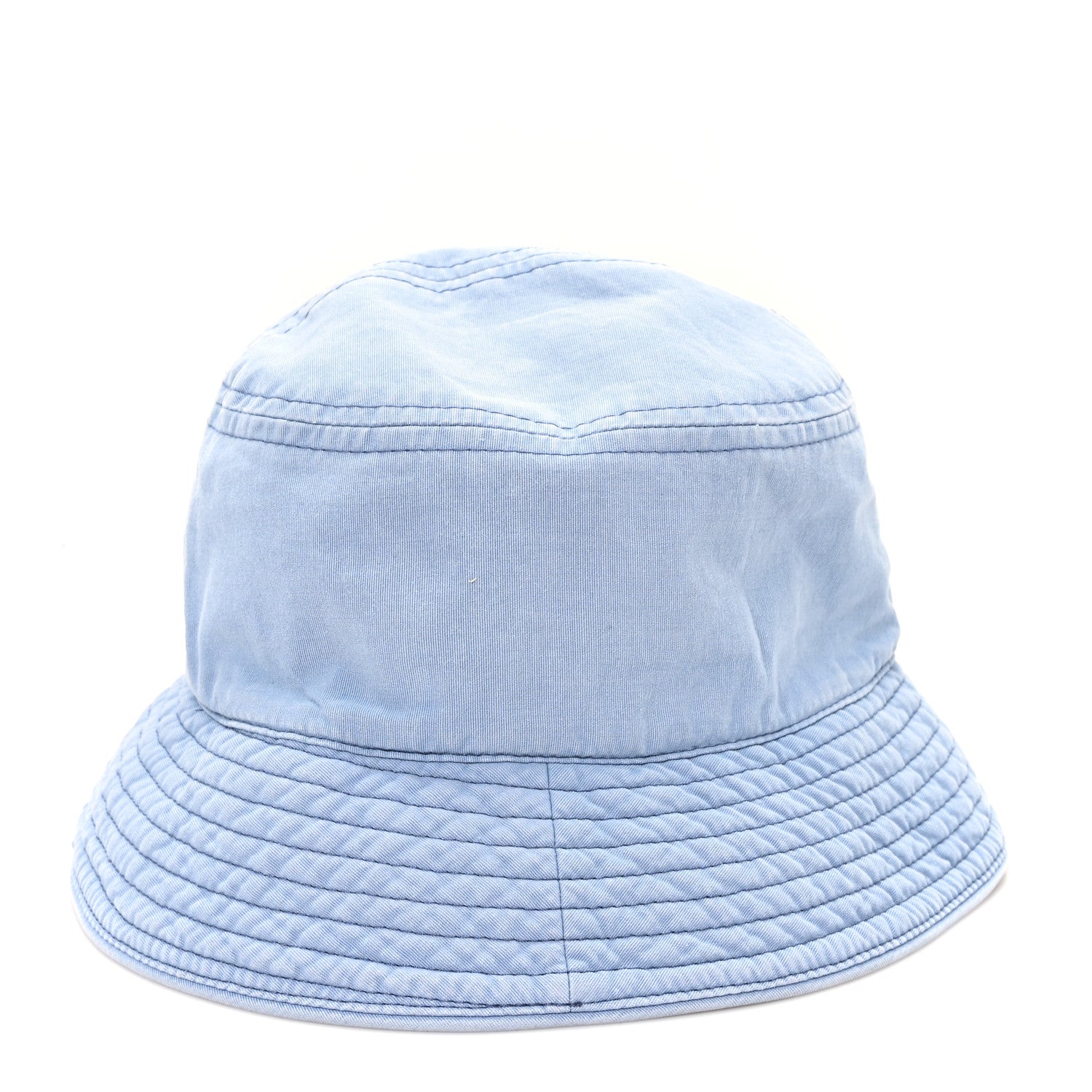 Fendi Woven Fabric Logo Bucket Hat M Celeste 5 of 8