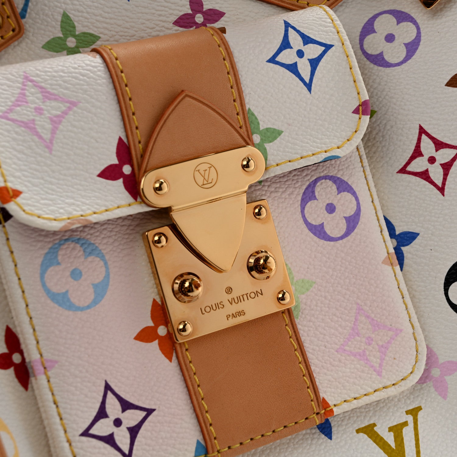 Louis Vuitton Monogram Multicolor Speedy 30 White 12 of 14