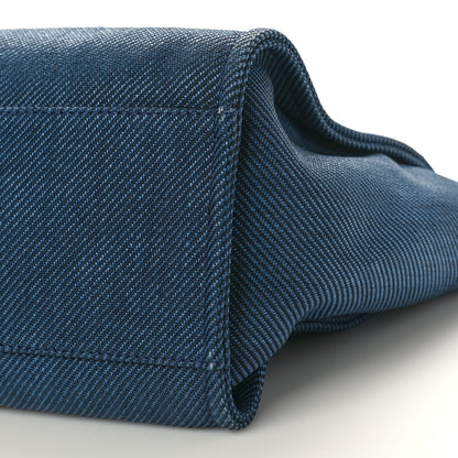 Chanel Mixed Fibers Calfskin Medium Deauville Tote Navy Blue 10 of 10
