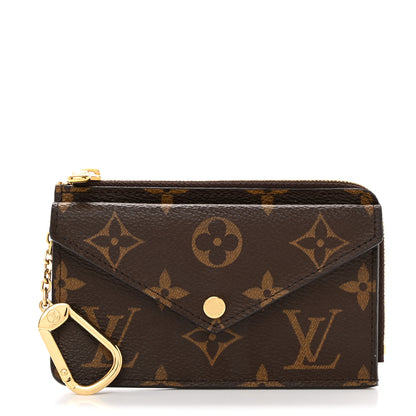 Louis Vuitton Monogram Recto Verso Card Holder Black 1 of 6