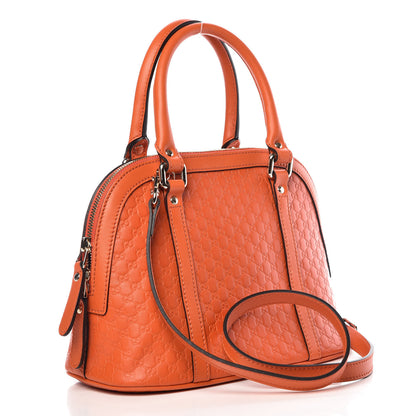 Gucci Microguccissima Mini Dome Bag Sun Orange 3 of 9