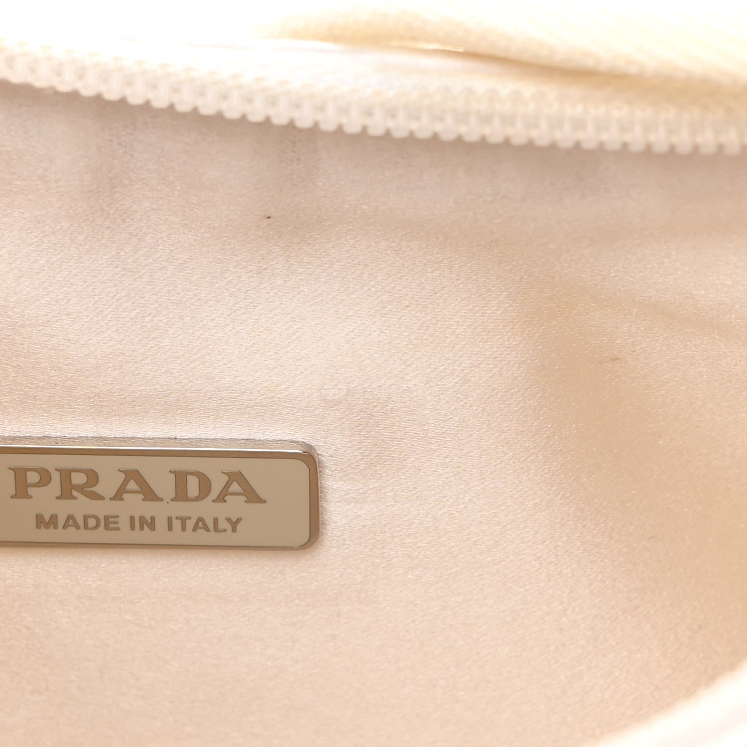 Prada Satin Crystal Mini Re-Edition 2000 Bag White 11 of 11