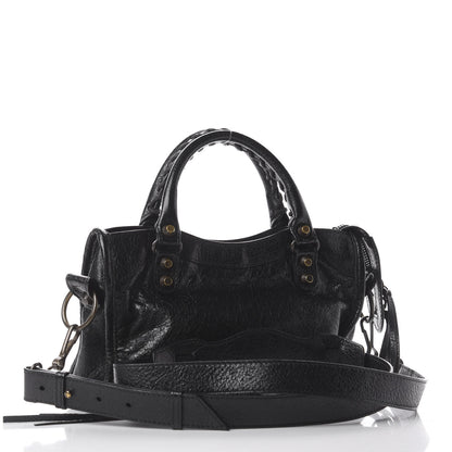 Balenciaga Agneau Classic Hardware Mini City Black 3 of 9