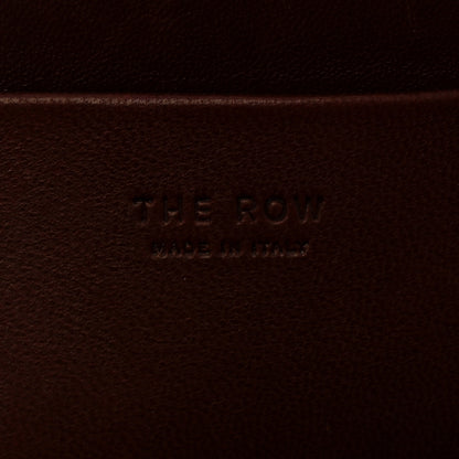 The Row Saddle Calfskin Dalia Baguette Shoulder Bag Burgundy 6 of 9