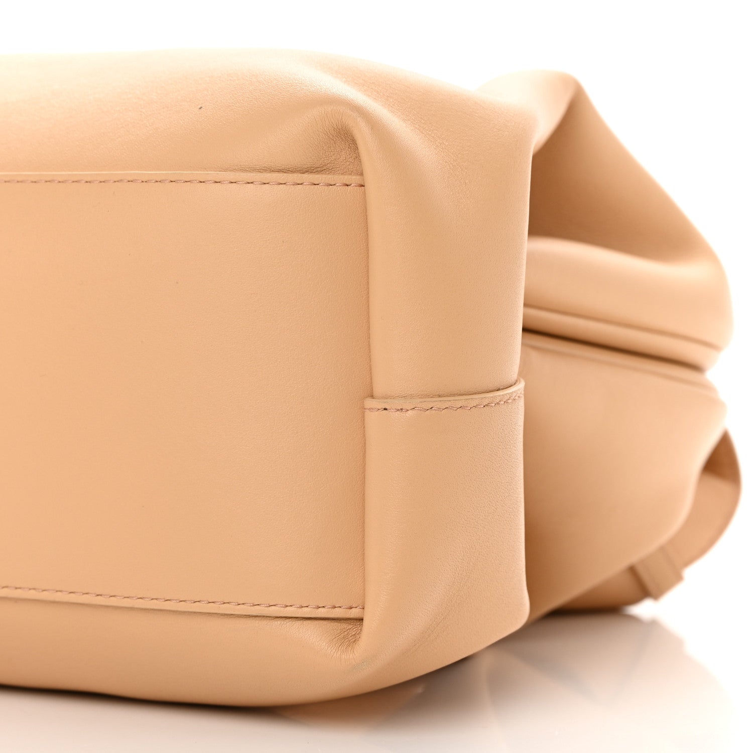 Bottega Veneta Calfskin Medium The Point Triangle Bag Almond 9 of 14