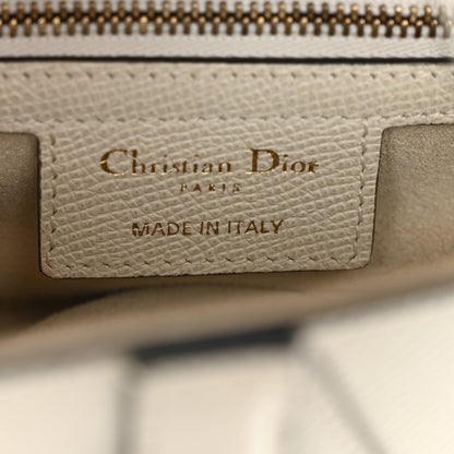 Christian Dior Grained Calfskin Saddle Bag White 6 of 10