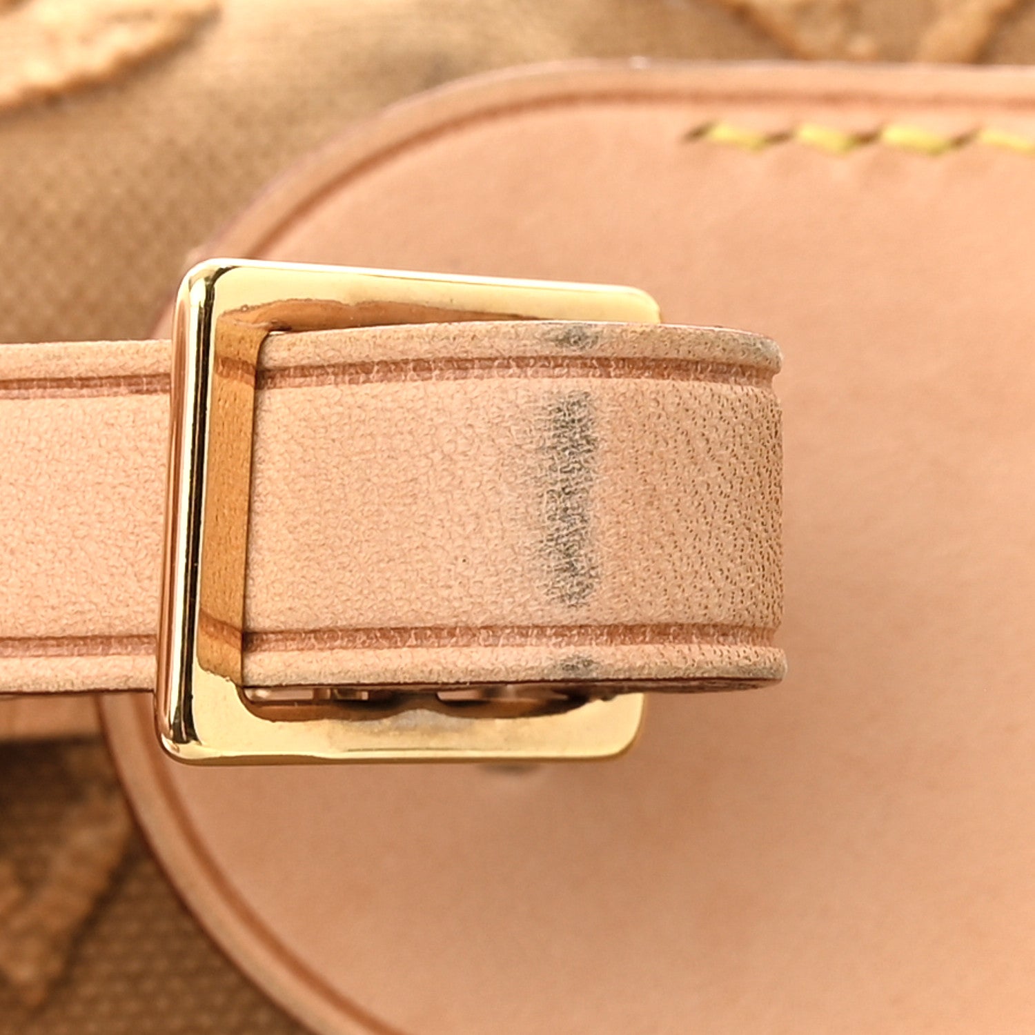 Louis Vuitton Denim Monogram Stone Speedy Bandouliere 35 Caramel 10 of 16