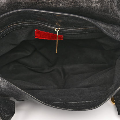 Valentino Garavani Calfskin Large Histoire Black 5 of 11