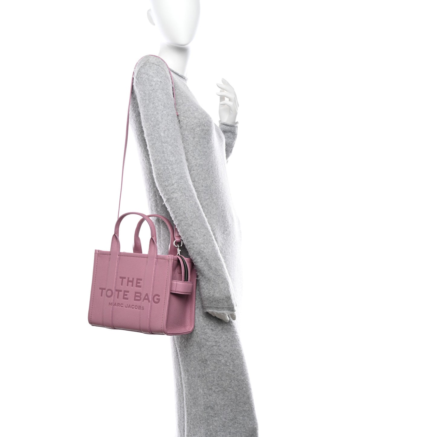 Grained Calfskin Small The Tote Bag Lilas