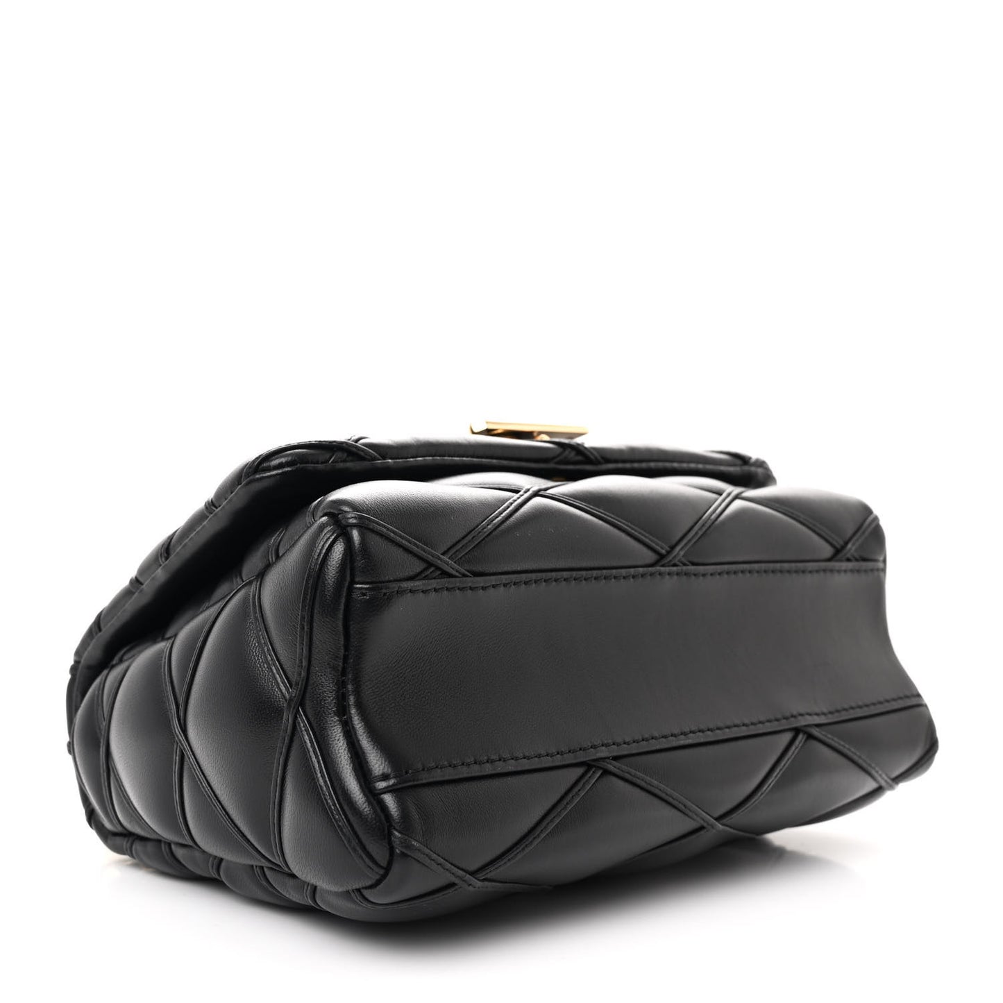 Lambskin Malletage Top Handle GO-14 MM Black