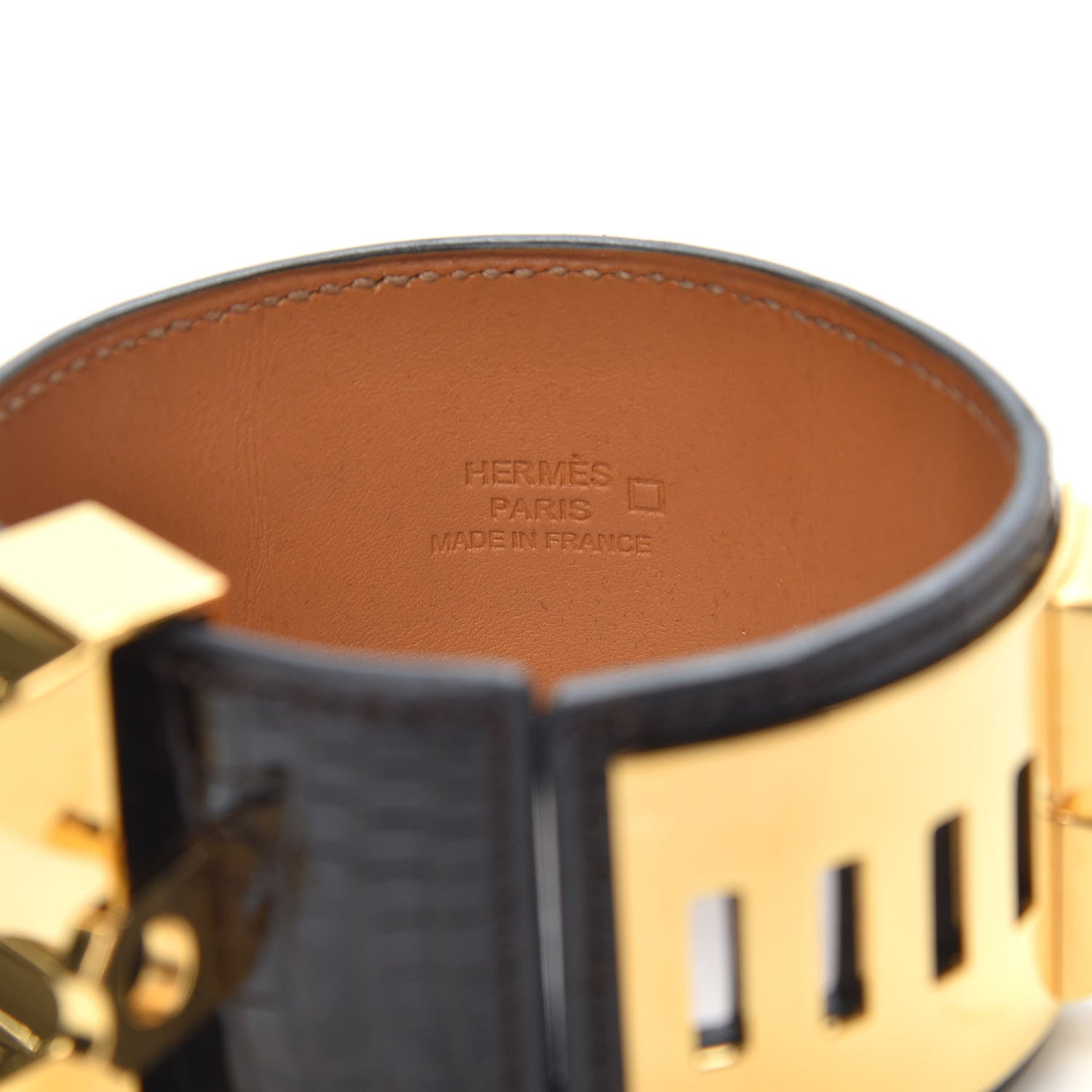 Hermes Shiny Alligator Collier de Chien CDC Bracelet S Ebene 4 of 6