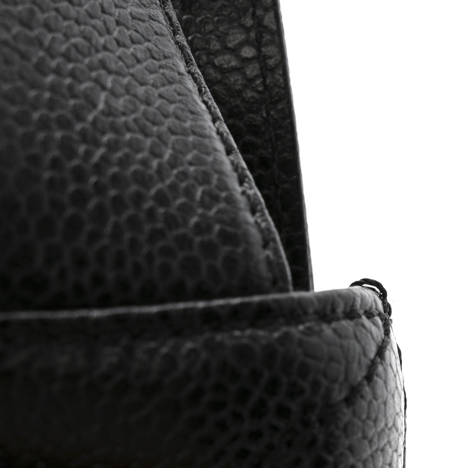 Chanel Caviar Diamond Flap Shoulder Bag Black 16 of 16