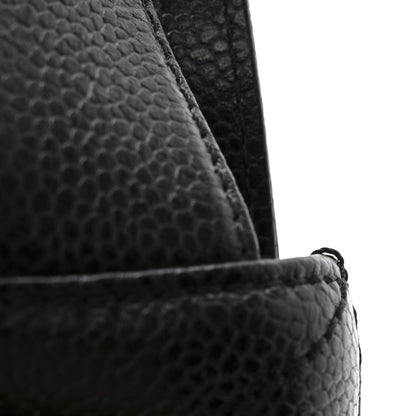 Chanel Caviar Diamond Flap Shoulder Bag Black 16 of 16