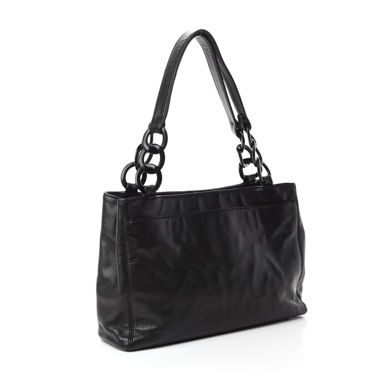 Chanel Caviar CC Tote Black 3 of 12
