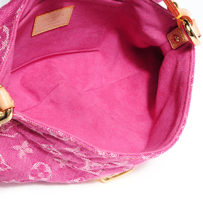 Louis Vuitton Monogram Denim Mini Pleaty Fuchsia 6 of 8