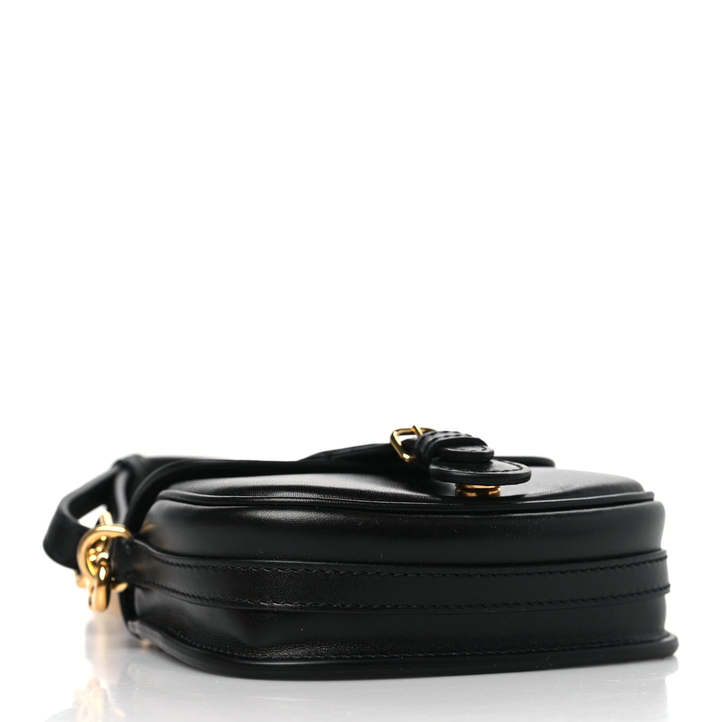 Box Calfskin Micro Bobby Bag Black