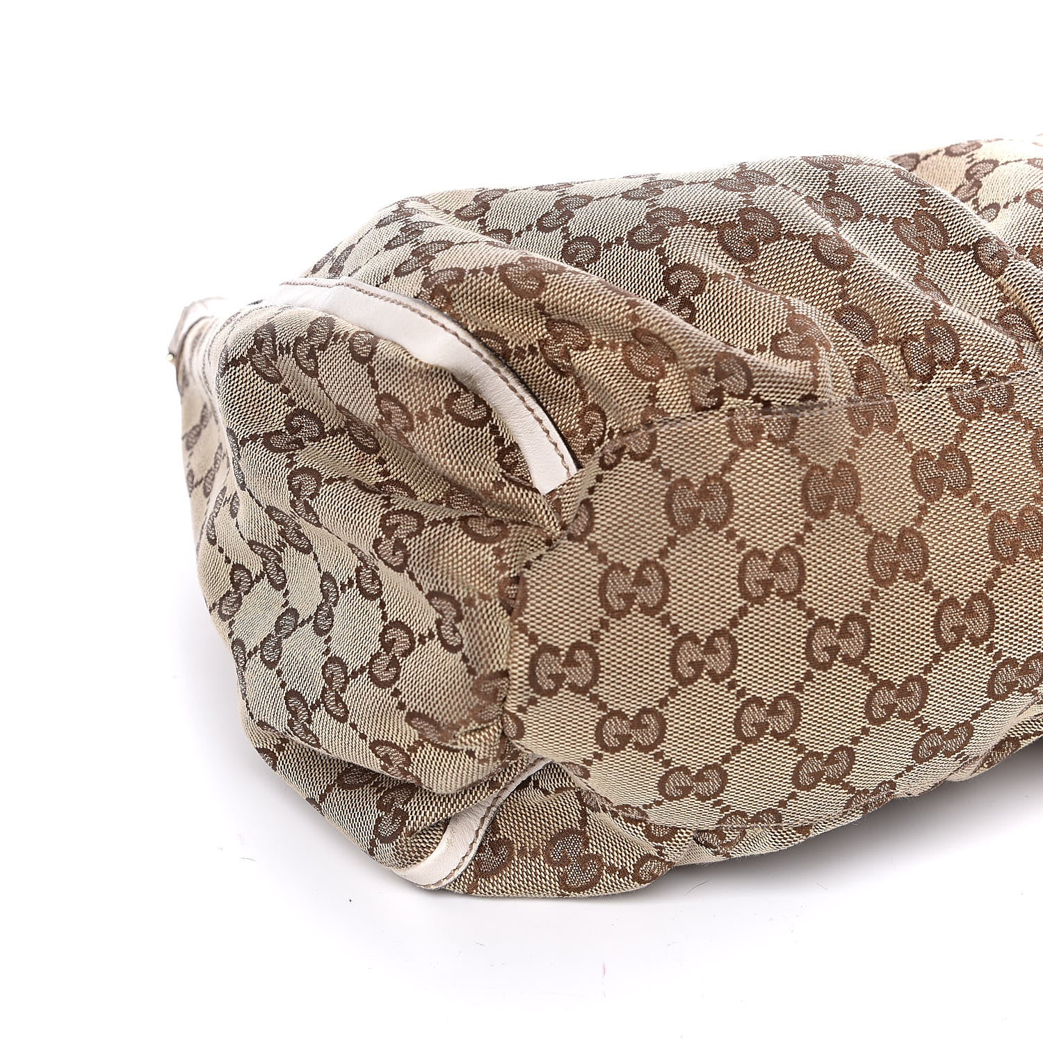 Gucci Monogram Large D Gold Hobo Off White 8 of 13