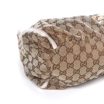 Gucci Monogram Large D Gold Hobo Off White 8 of 13