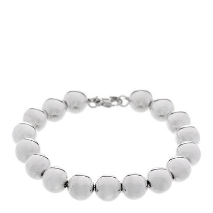 Tiffany Sterling Silver 10mm Hardwear Ball Bracelet 1 of 4