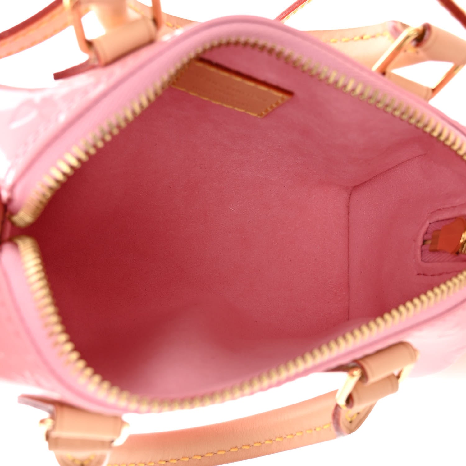 Louis Vuitton Vernis Monogram Nano Speedy Mochi Pink 5 of 9