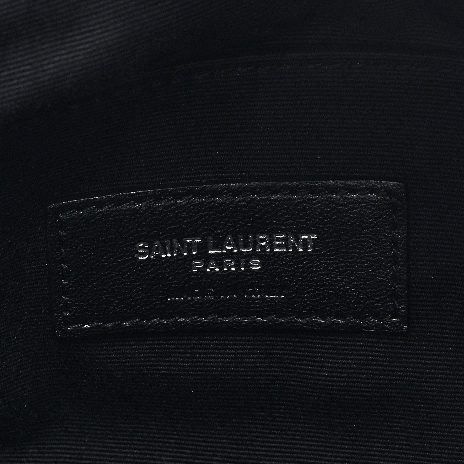 Saint Laurent Calfskin Monogram Belt Bag Black 6 of 8