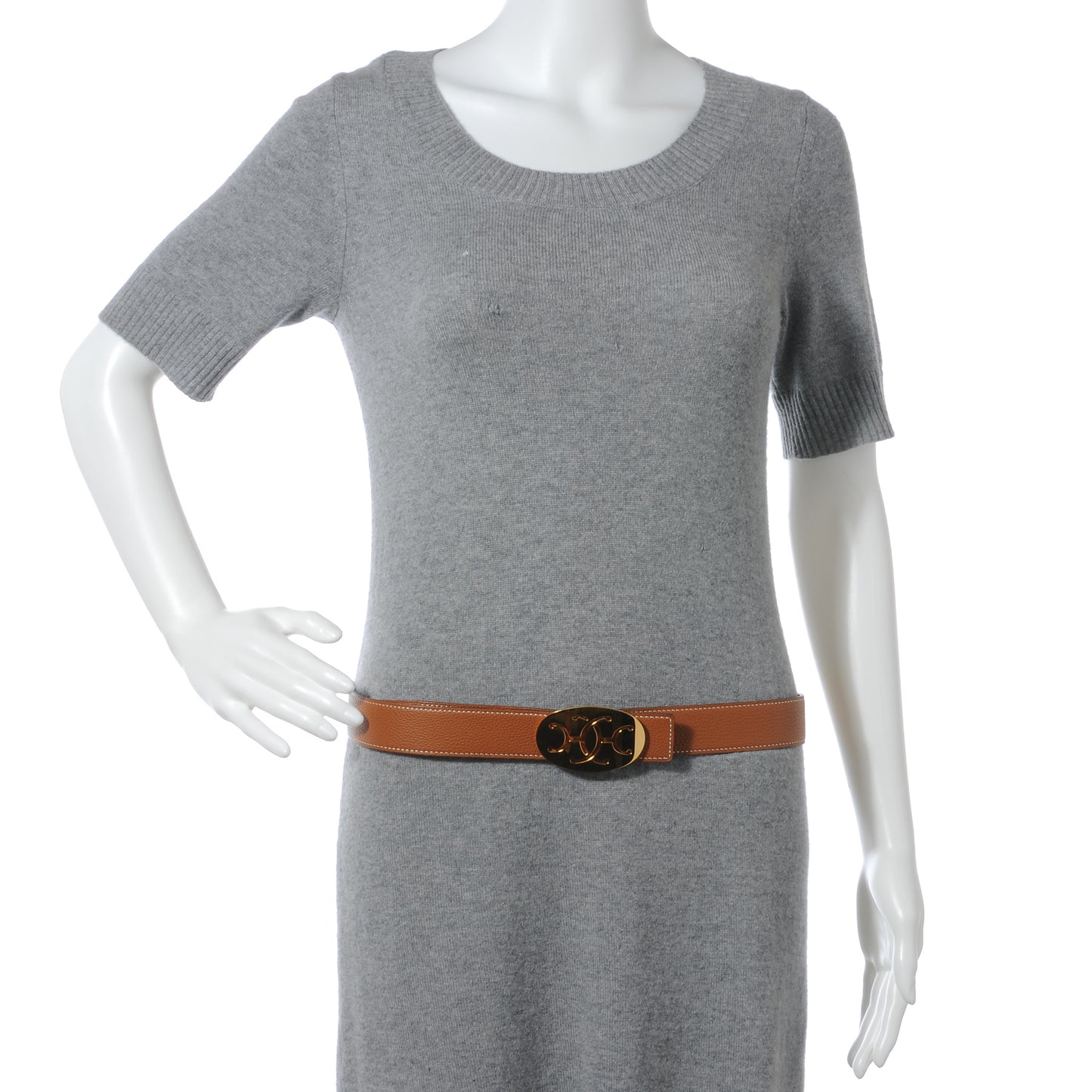 Box Togo Reversible Belt 90 Noir Gold