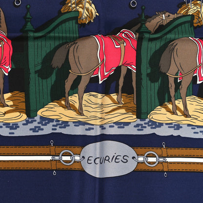 Hermes Silk Ecuries Scarf 90 5 of 5