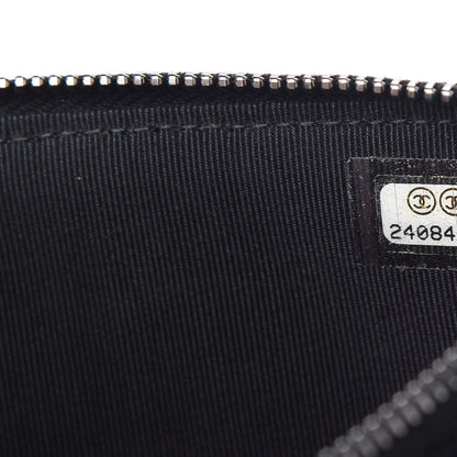 Chanel Sheepskin Chevron Quilted Studded Reissue Small Clutch With Chain Black 10 of 11