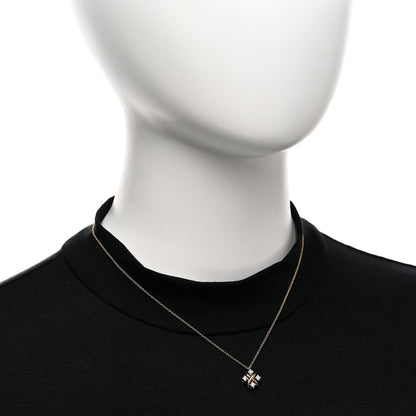 Tiffany Platinum 18K Yellow Gold Diamond Schlumberger Lynn Pendant Necklace 2 of 6