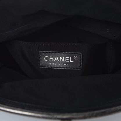 Chanel Lambskin Quilted Frame Clasp Flap Clutch Black 7 of 8