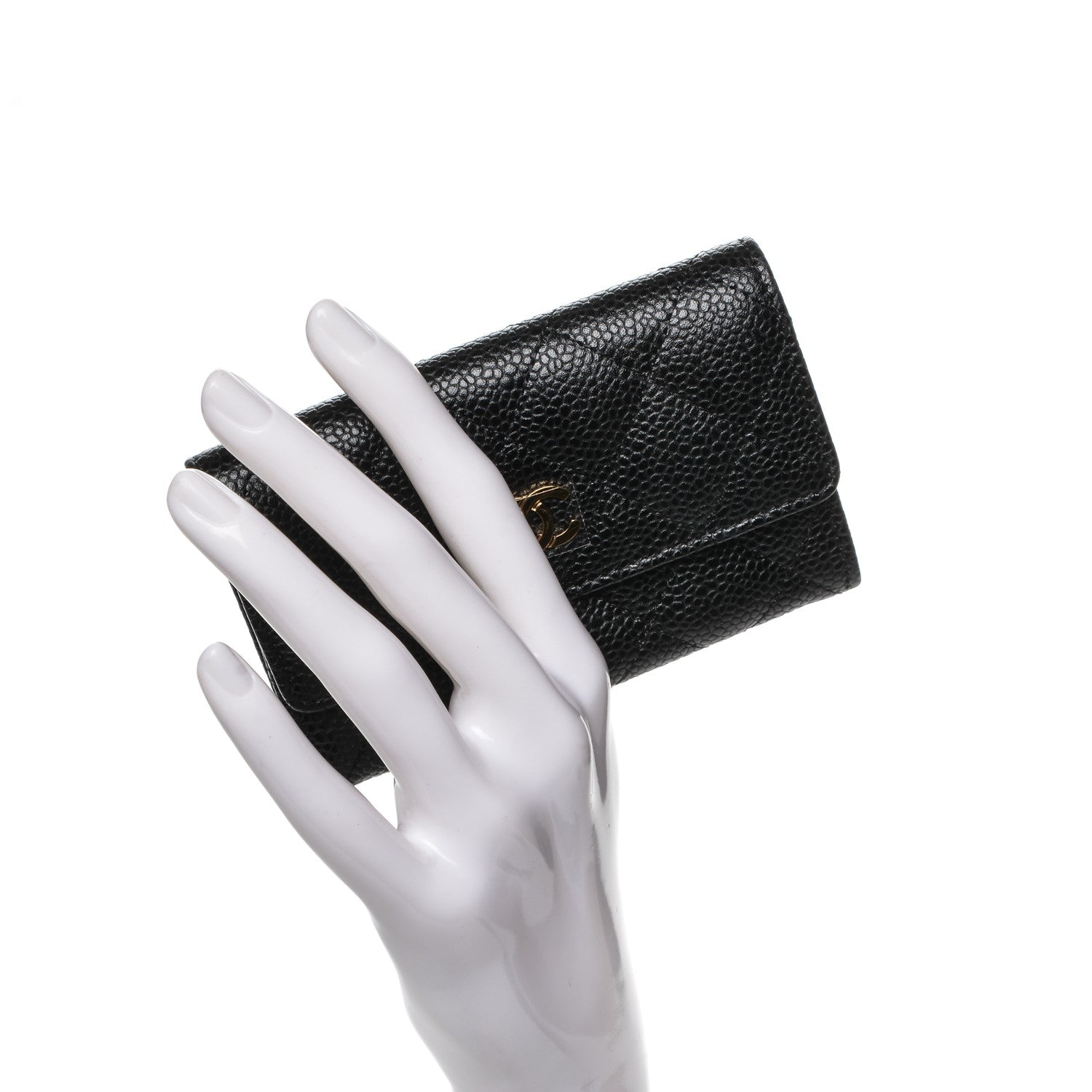 Chanel Caviar Quilted Card Holder Black 2 of 8