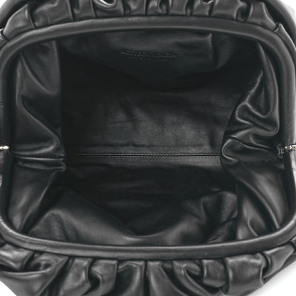 Bottega Veneta Smooth Butter Calf The Pouch Oversized Clutch Black 5 of 12