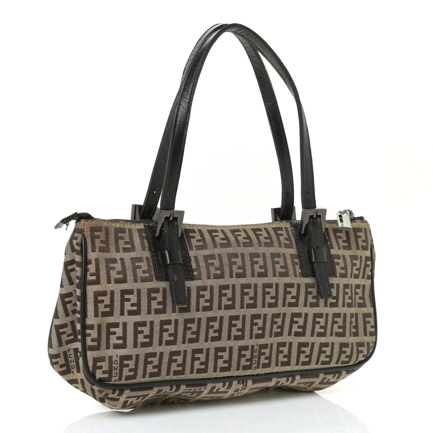 Fendi Zucchino Small Shoulder Tobacco 2 of 10