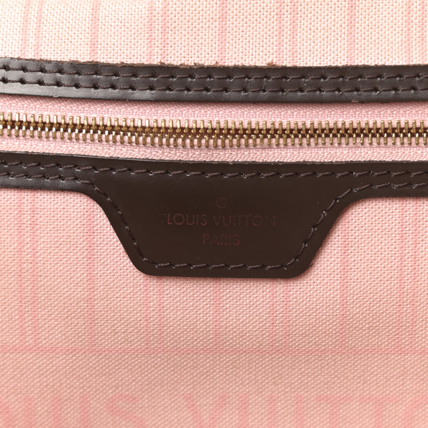 Damier Ebene Neo Neverfull MM Rose Ballerine
