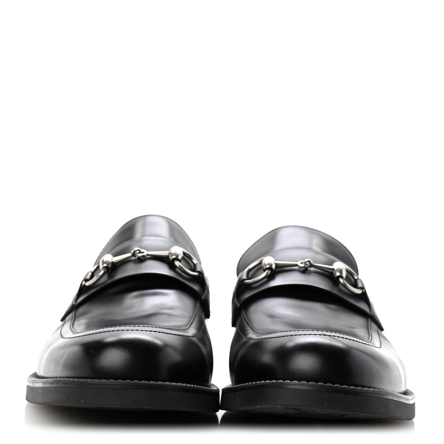 Davis Bull Mens Horsebit Loafers 10 Black
