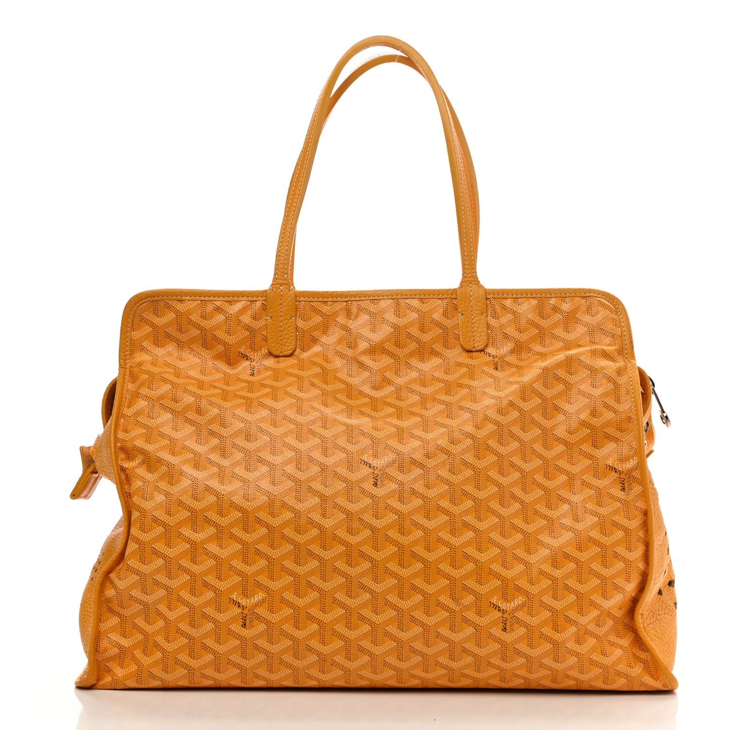 Goyardine Sac Hardy Pet Carrier PM Yellow