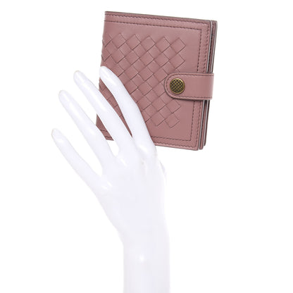 Bottega Veneta Nappa Intrecciato French Wallet Deco Rose 2 of 9