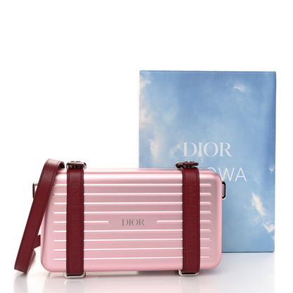 Christian Dior X RIMOWA Aluminum Personal Clutch On Strap Rose 11 of 11