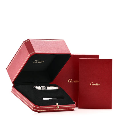 Cartier 18K White Gold LOVE Bracelet 19 8 of 8
