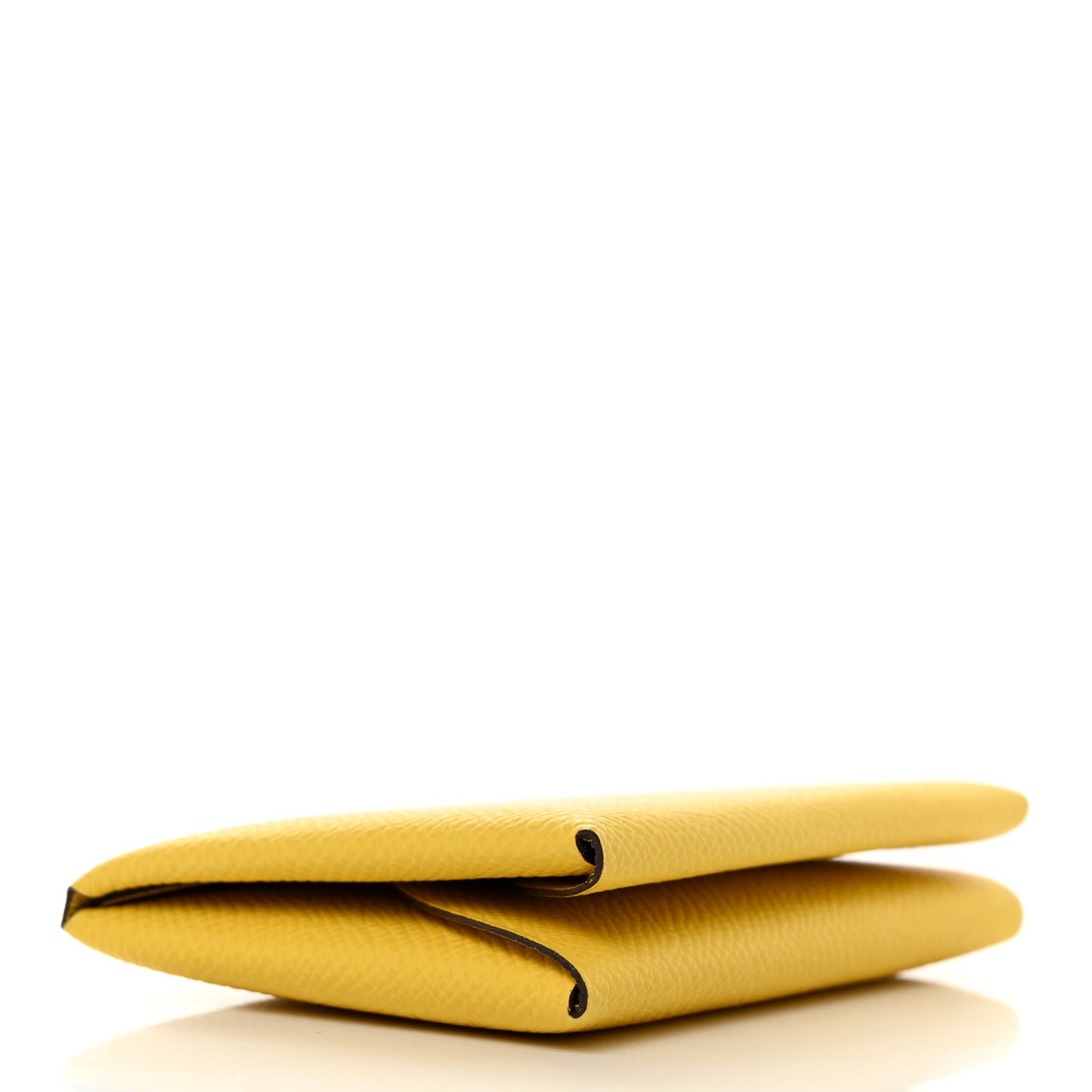 Epsom Calvi Duo Card Case Jaune De Naples