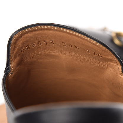 Gucci Calfskin Womens Princetown Slippers 39.5 Black 7 of 9