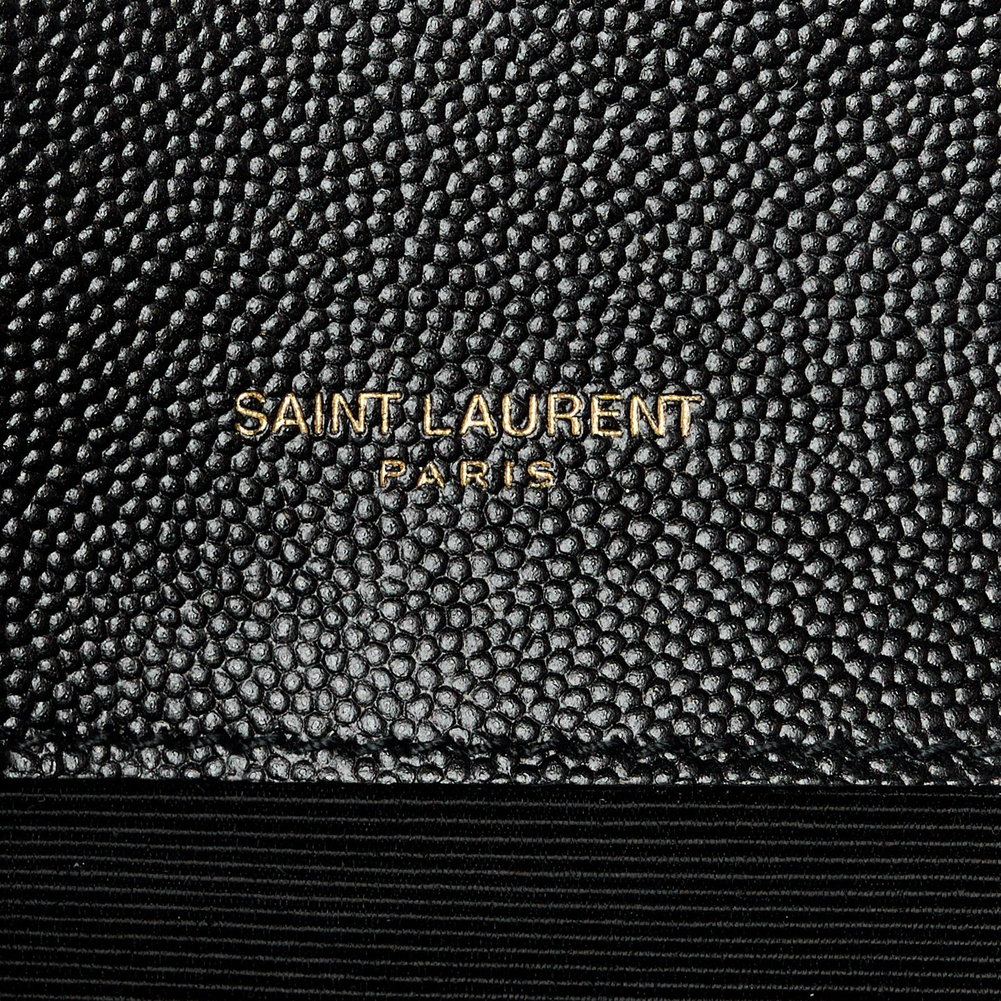 Grain De Poudre Textured Mixed Matelasse Triquilt Small Monogram Satchel Black