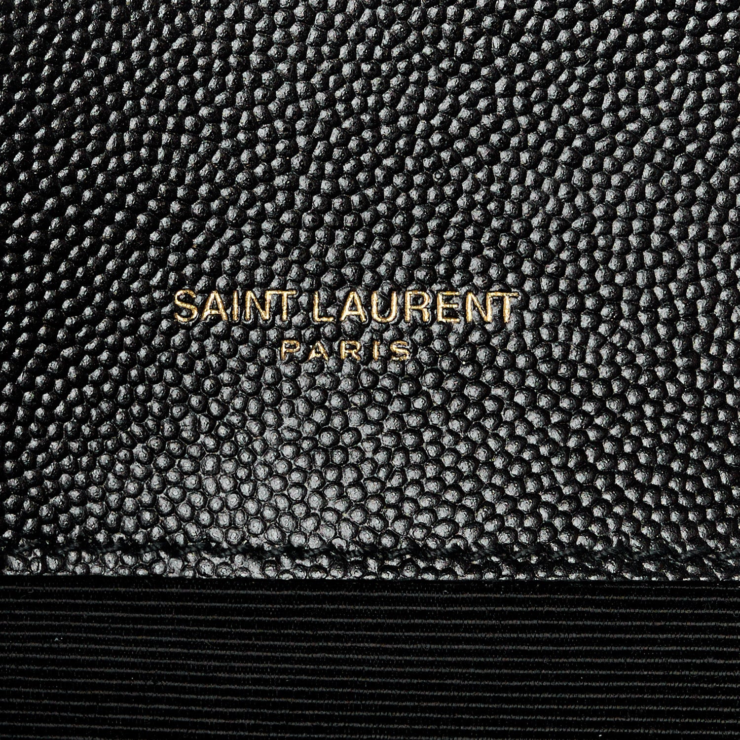 Saint Laurent Grain De Poudre Textured Mixed Matelasse Triquilt Small Monogram Satchel Black 7 of 11