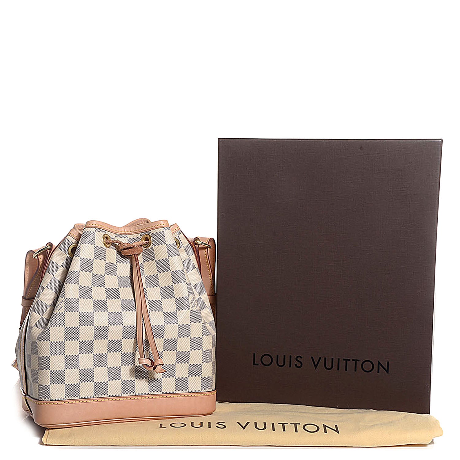 Louis Vuitton Damier Azur Noe BB 5 of 9