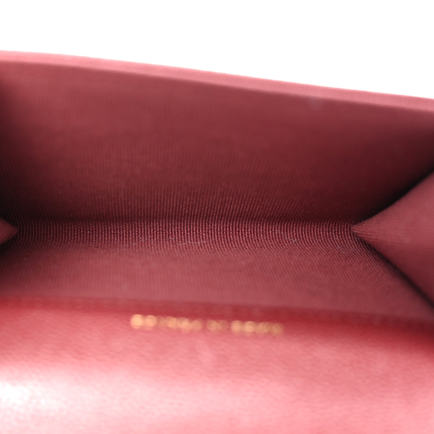 Chanel Caviar Quilted Flap Card Holder Wallet Burgundy 5 of 9