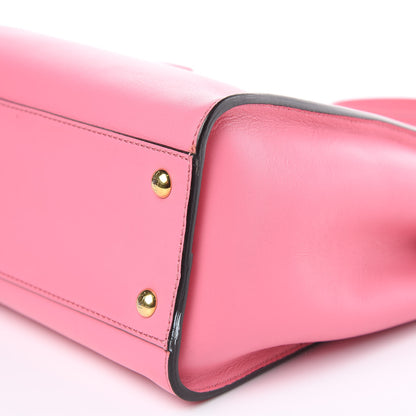 Fendi Vitello Seta Medium Peekaboo Iconic Satchel Pink 9 of 16