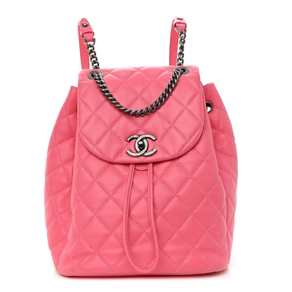 Chanel Lambskin Quilted Daily Supple Backpack Pink 1 of 9