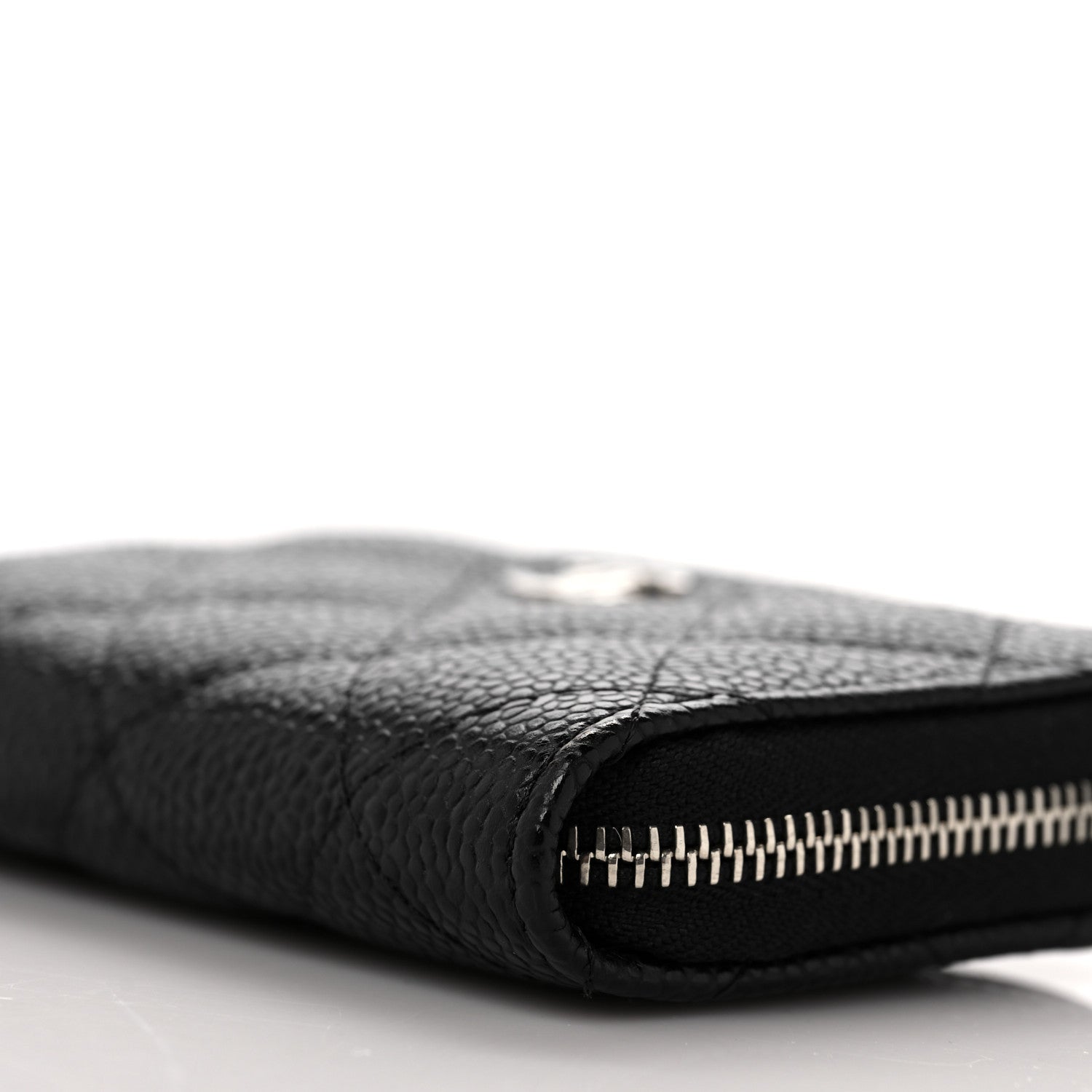 Chanel Caviar Quilted Classic Zipped Coin Purse Black 9 of 10