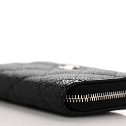 Chanel Caviar Quilted Classic Zipped Coin Purse Black 9 of 10